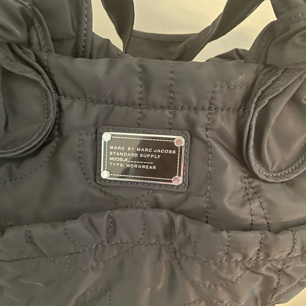 Marc by Marc Jacob’s Logo Quilted Tote with Shoulder Trap - Picture 2 of 7